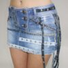 Upcycling mini skirt 4 - Imagen 7