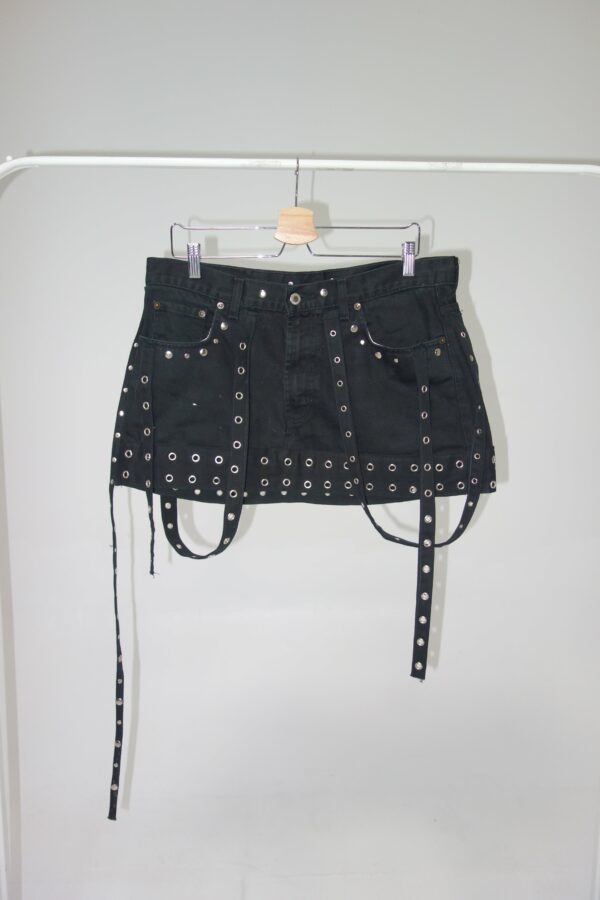 Upcycling mini skirt 6