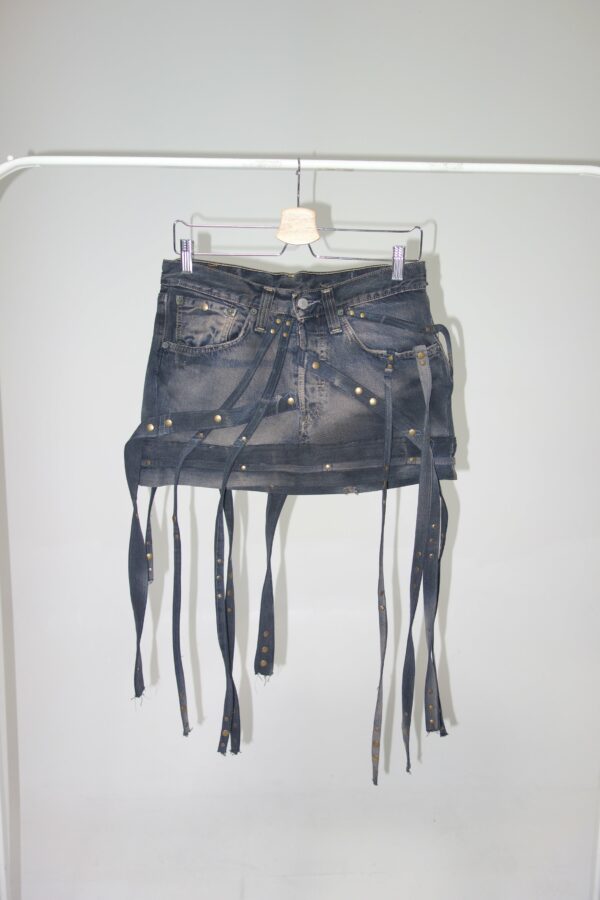 Upcycling mini skirt 10