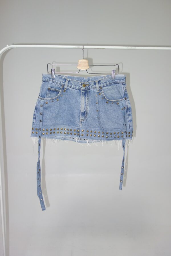 Upcycling mini skirt 9