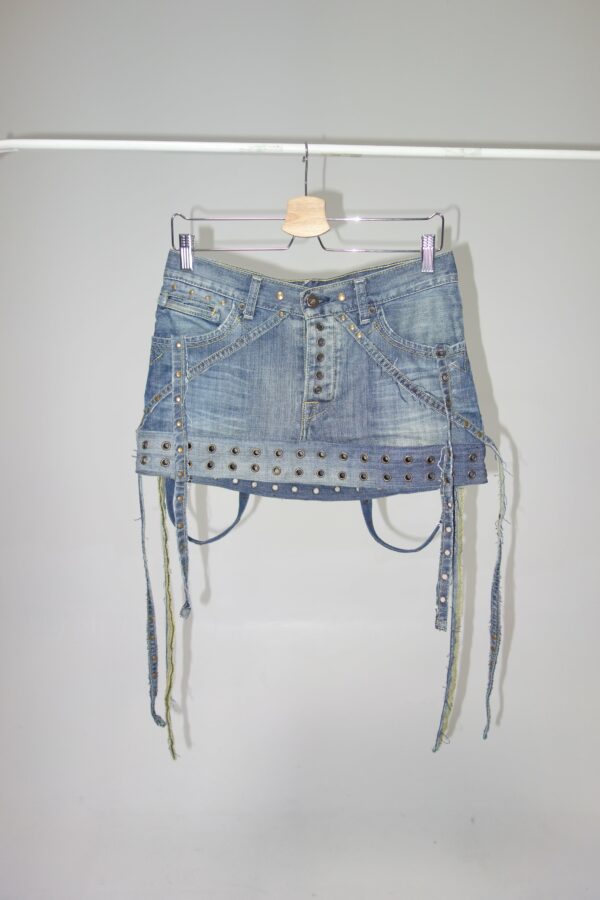 Upcycling mini skirt 1