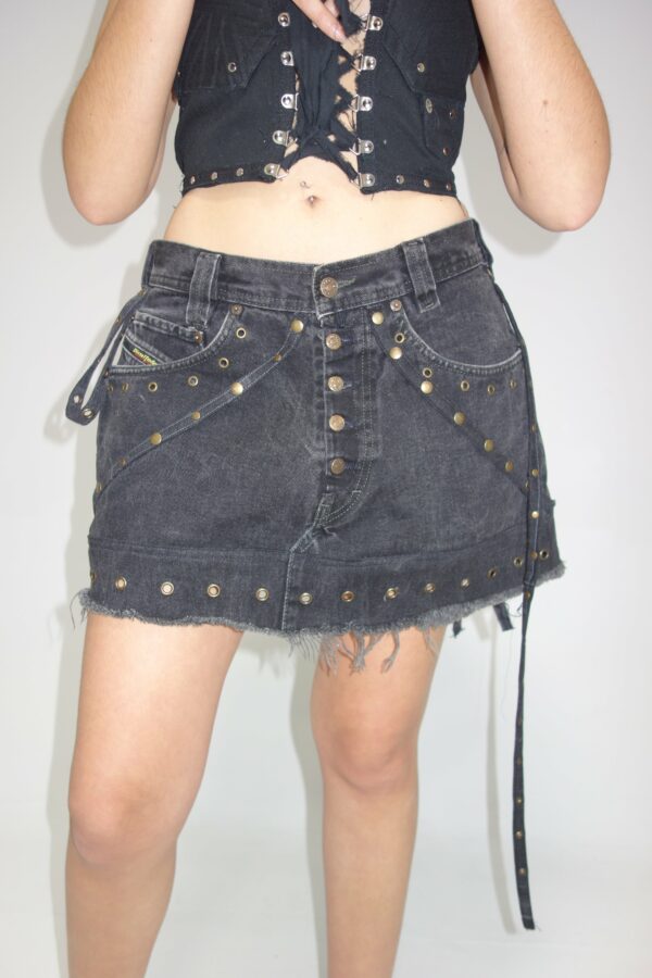 Upcycling mini skirt 5 - Imagen 5