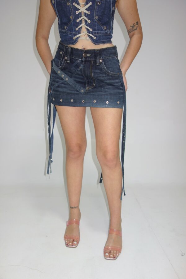 Upcycling mini skirt 2 - Imagen 5