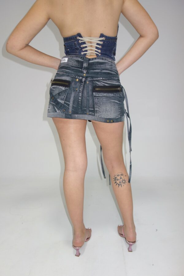 Upcycling mini skirt 3 - Imagen 6