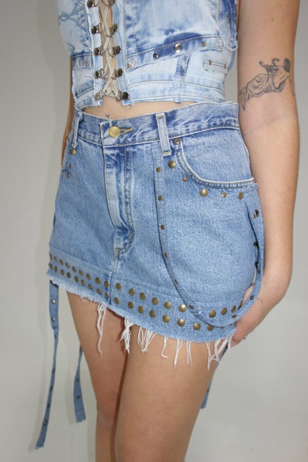 Upcycling mini skirt 9 - Imagen 6