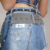 Upcycling mini skirt 4 - Imagen 8