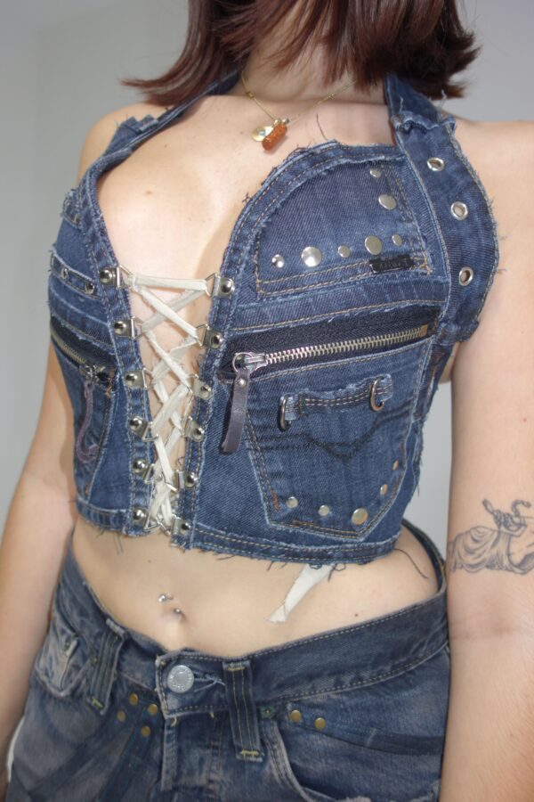 Upcycling Denim top 4 - Imagen 4